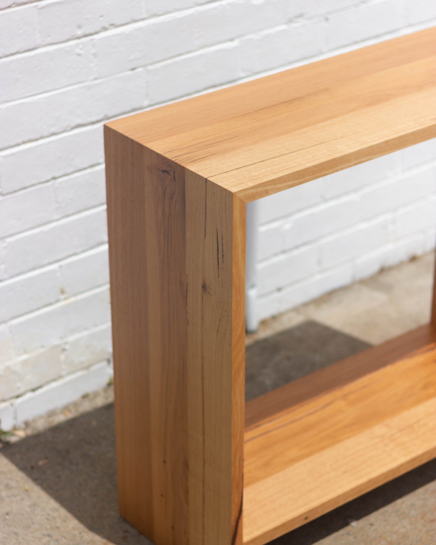 Solid Timber Console/ Hallway Table W/ Shelf