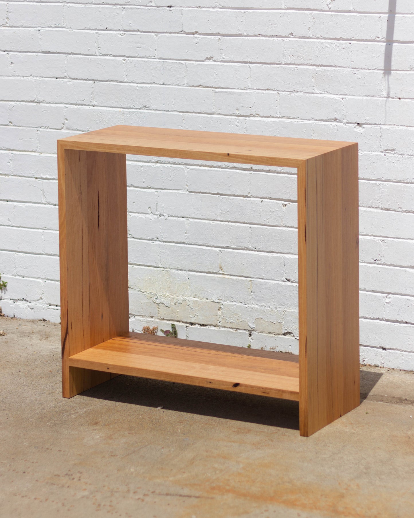 Solid Timber Console/ Hallway Table W/ Shelf