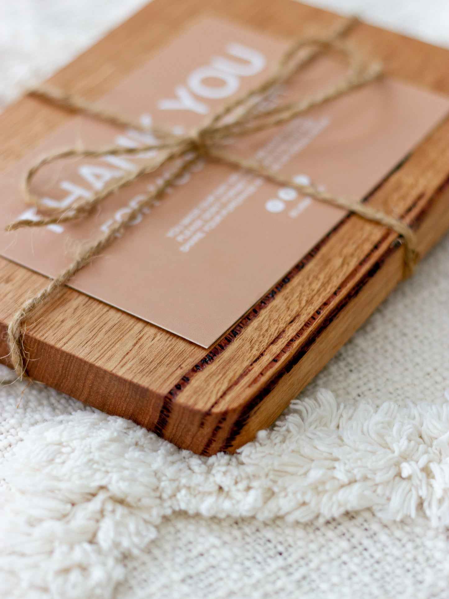 Tasmanian Oak Rectangle Cheese Board