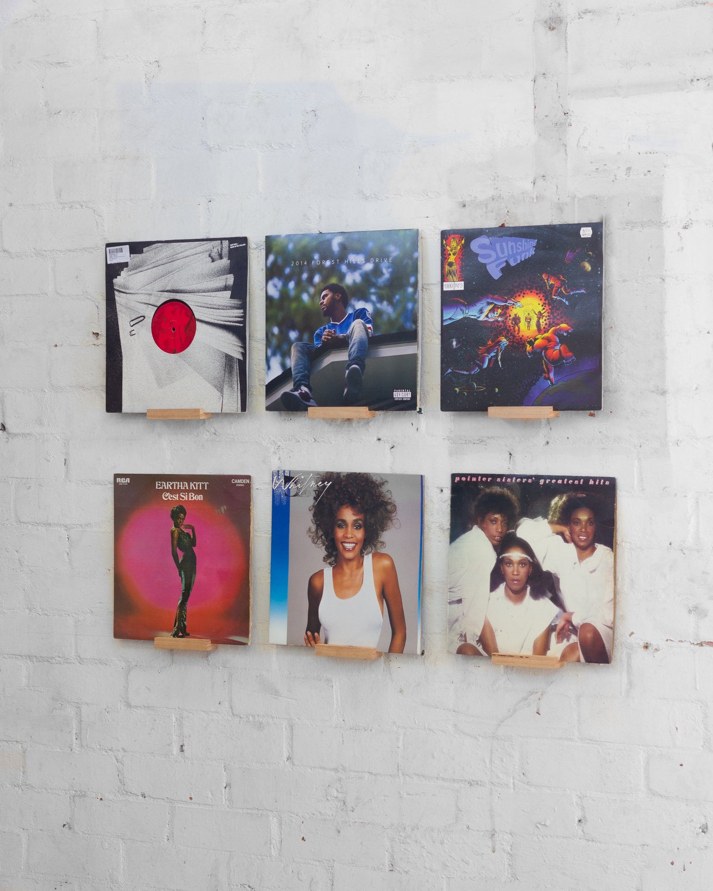 Small Vinyl Record Floating Display Shelf