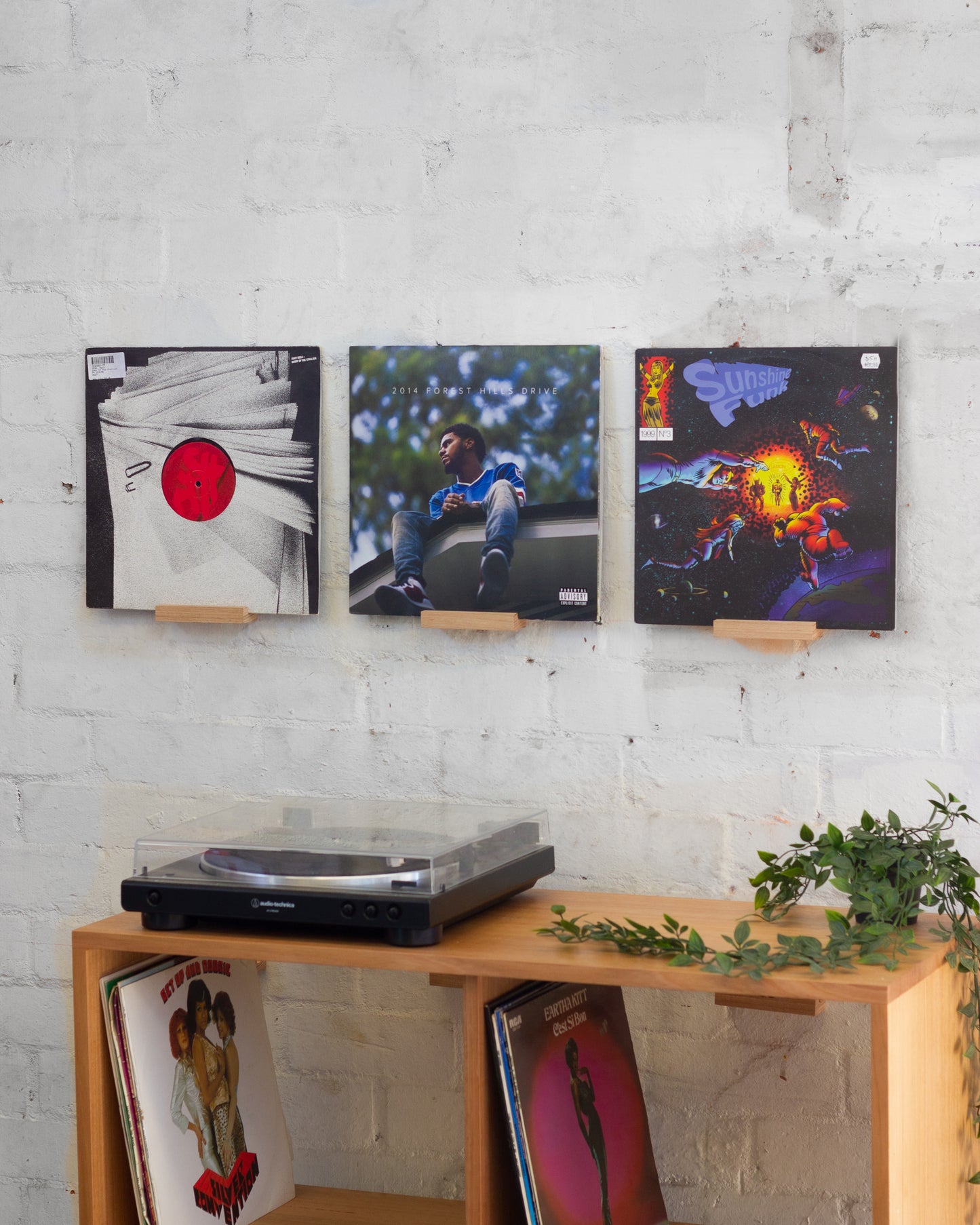 Small Vinyl Record Floating Display Shelf