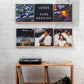 Triple Vinyl Record Floating Display Shelf