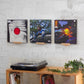 Small Vinyl Record Floating Display Shelf